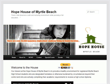 Tablet Screenshot of hopehouseofmyrtlebeach.org